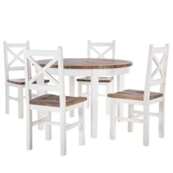 VIDAXL || Leitmotiv || Emma Soldes Magasin 15 Salle à Manger Balignton II (5 éléments)