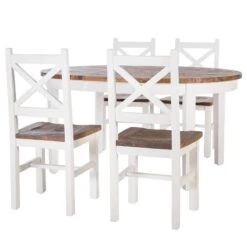 Salle à Manger Balignton II (5 éléments) 13 Salle à Manger Balignton II (5 éléments) -VIDAXL || Leitmotiv || Emma Soldes Magasin 1000299522 220303 030 DETAILS P000000001000299522