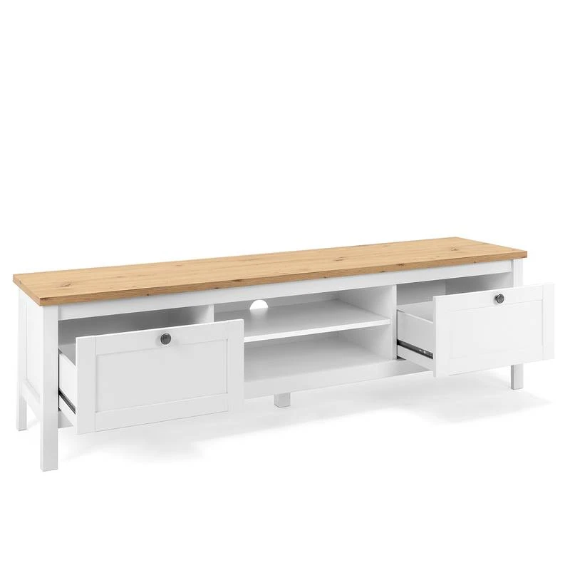 Meuble TV 2 Tiroirs L160 Cm Bergen 16 Meuble TV 2 Tiroirs L160 Cm Bergen – Image 14