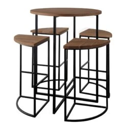 Ensemble De Bar Marleen (5 éléments) -VIDAXL || Leitmotiv || Emma Soldes Magasin 1000326985 220823 030 DETAILS P000000001000326985