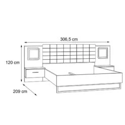 Ensemble De Lit Moritz (3 éléments) -VIDAXL || Leitmotiv || Emma Soldes Magasin 1000328559 220204 104817000500 SKETCH DETAILS P000000001000328559 sketch