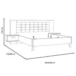 Ensemble De Lit Rye I (3 éléments) -VIDAXL || Leitmotiv || Emma Soldes Magasin 1000328754 220204 153133000500 SKETCH DETAILS P000000001000328754 sketch