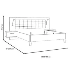 Ensemble De Lit Rye II (3 éléments) -VIDAXL || Leitmotiv || Emma Soldes Magasin 1000328763 220204 15330800500 SKETCH DETAILS P000000001000328763 sketch