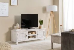 Meuble TV En Bois Massif Waterford -VIDAXL || Leitmotiv || Emma Soldes Magasin 1000333442 230323 020 MOOD DETAILS P000000001000333442 mood
