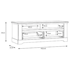 Meuble TV Sandvik II -VIDAXL || Leitmotiv || Emma Soldes Magasin 1000342496 220331 501 SKETCH DETAILS P000000001000342496 sketch