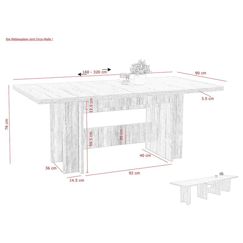 Salle à Manger Varika (11 éléments) 15 Salle à Manger Varika (11 éléments) – Image 13