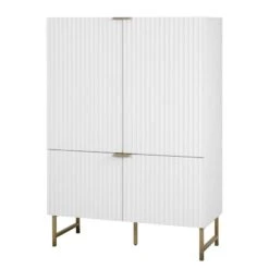 Buffet Haut 4 Portes H142 Cm 33 Buffet Haut 4 Portes H142 Cm -VIDAXL || Leitmotiv || Emma Soldes Magasin 1000344593 220407 010 IMAGE P000000001000344593