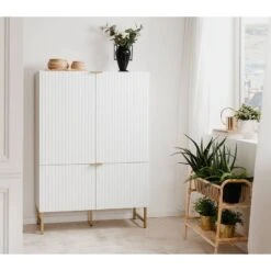 Buffet Haut 4 Portes H142 Cm 34 Buffet Haut 4 Portes H142 Cm -VIDAXL || Leitmotiv || Emma Soldes Magasin 1000344593 220407 020 MOOD DETAILS P000000001000344593 mood