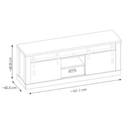 Meuble TV Shutter I 30 Meuble TV Shutter I -VIDAXL || Leitmotiv || Emma Soldes Magasin 1000348678 220505 500 SKETCH DETAILS P000000001000348678 sketch