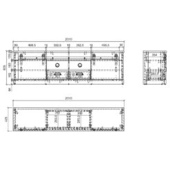 Meuble TV Shutter II -VIDAXL || Leitmotiv || Emma Soldes Magasin 1000348694 220505 501 SKETCH DETAILS P000000001000348694 sketch