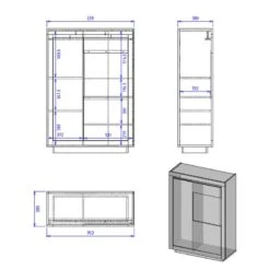Buffet Haut Accra 25 Buffet Haut Accra -VIDAXL || Leitmotiv || Emma Soldes Magasin 1000348821 220506 500 SKETCH DETAILS P000000001000348821 sketch