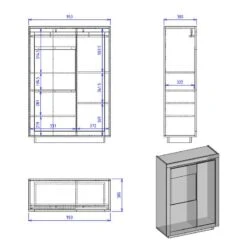 Buffet Haut Accra 33 Buffet Haut Accra -VIDAXL || Leitmotiv || Emma Soldes Magasin 1000348824 220506 500 SKETCH DETAILS P000000001000348824 sketch