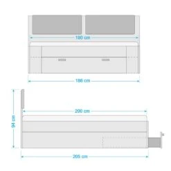 Chambre Nilla - 4 éléments 19 Chambre Nilla - 4 éléments -VIDAXL || Leitmotiv || Emma Soldes Magasin 1000352048 220616 501 SKETCH DETAILS P000000001000352048 sketch