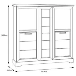 Buffet Haut New Dessa II -VIDAXL || Leitmotiv || Emma Soldes Magasin 1000358004 220616 500 SKETCH DETAILS P000000001000358004 sketch