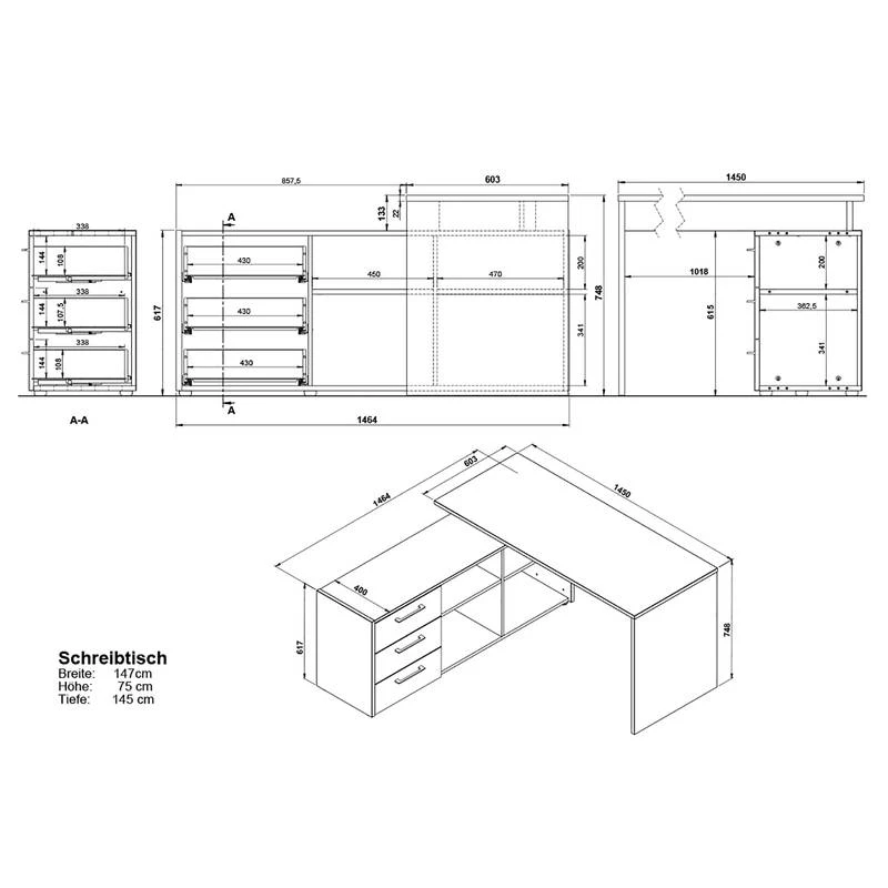 Ensemble De Bureau GW-Pasadena VII 11 Ensemble De Bureau GW-Pasadena VII – Image 9