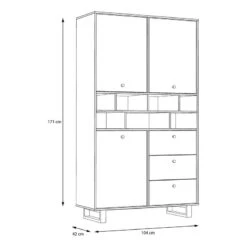 Buffet Haut Trylith -VIDAXL || Leitmotiv || Emma Soldes Magasin 1000364610 220719 500 SKETCH DETAILS P000000001000364610 sketch