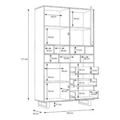 Buffet Haut Trylith -VIDAXL || Leitmotiv || Emma Soldes Magasin 1000364610 220719 501 SKETCH DETAILS P000000001000364610 sketch