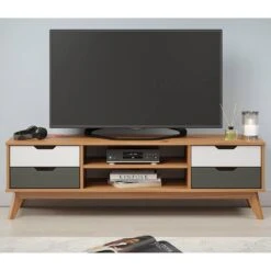 Table De Télévision Scandik -VIDAXL || Leitmotiv || Emma Soldes Magasin 1000370158 221221 021 MOOD DETAILS P000000001000370158 mood