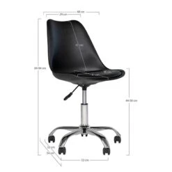 Chaise De Bureau Stavangen -VIDAXL || Leitmotiv || Emma Soldes Magasin 1000370694 230105 500 SKETCH DETAILS P000000001000370694 sketch