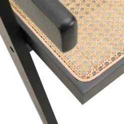 Chaise à Accoudoirs WALS Avec Cannage 29 Chaise à Accoudoirs WALS Avec Cannage -VIDAXL || Leitmotiv || Emma Soldes Magasin 1000370717 230810 090 DETAILS P000000001000370717