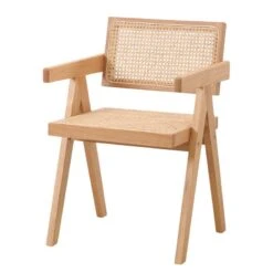 Chaise à Accoudoirs WALS Avec Cannage 32 Chaise à Accoudoirs WALS Avec Cannage -VIDAXL || Leitmotiv || Emma Soldes Magasin 1000370719 230810 010 IMAGE P000000001000370719