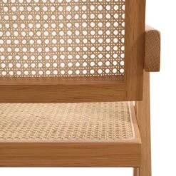 Chaise à Accoudoirs WALS Avec Cannage 39 Chaise à Accoudoirs WALS Avec Cannage -VIDAXL || Leitmotiv || Emma Soldes Magasin 1000370719 230810 090 DETAILS P000000001000370719