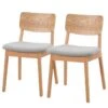 Chaises Salford - Lot De 2 -VIDAXL || Leitmotiv || Emma Soldes Magasin 1000370720 230810 010 IMAGE P000000001000370720