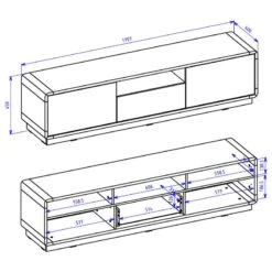 Meuble TV Kaditz -VIDAXL || Leitmotiv || Emma Soldes Magasin 1000371238 230124 500 SKETCH DETAILS P000000001000371238 sketch