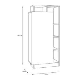 Buffet Haut Aneraa 16 Buffet Haut Aneraa -VIDAXL || Leitmotiv || Emma Soldes Magasin 1000384649 230418 500 SKETCH DETAILS P000000001000384649 sketch