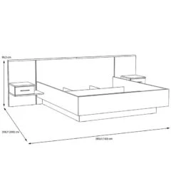 Lit Et Chevets Hagen 17 Lit Et Chevets Hagen -VIDAXL || Leitmotiv || Emma Soldes Magasin 1000388175 230519 500 SKETCH DETAILS P000000001000388175 sketch