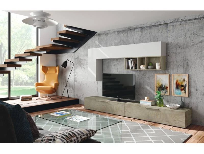 Meuble TV 2 Portes L260cm 4 Meuble TV 2 Portes L260cm – Image 2