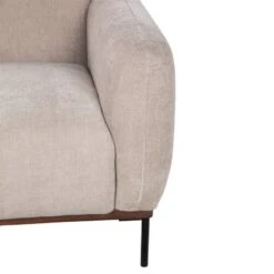 Canapé 3 Places En Tissu Beige -VIDAXL || Leitmotiv || Emma Soldes Magasin 168b39a927ec457fa8600866704a495d