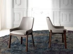 Chaise En Simili Cuir Et Bois Noyer -VIDAXL || Leitmotiv || Emma Soldes Magasin 1b5f806137e84c6b8083f99c0688146e