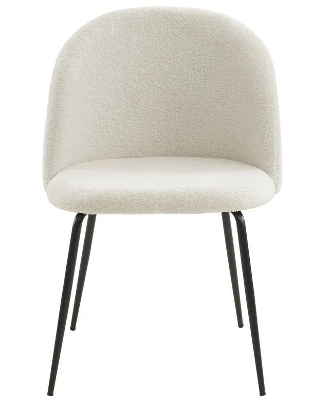 Chaise En Tissu Bouclette Et Métal Aimée 7 Chaise En Tissu Bouclette Et Métal Aimée – Image 5