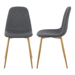 Lot De 2 Chaises De Salle à Manger -VIDAXL || Leitmotiv || Emma Soldes Magasin 1dc1b29de63e4da78522115b77362afc