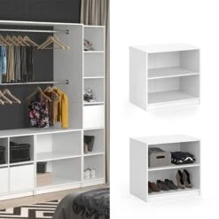 Commode étagère De Penderie Visit -VIDAXL || Leitmotiv || Emma Soldes Magasin 1e1e044079a246ae8772ffcb4d7486eb