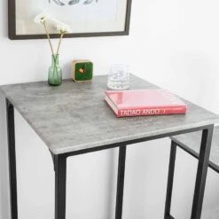 Table + 2 X Tabourets De Bar OGT27-N -VIDAXL || Leitmotiv || Emma Soldes Magasin 1e93a69c3b2c4f509fd3acb1692290e7