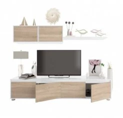 Meuble TV 4 Portes L200 Cm Avec étagères 22 Meuble TV 4 Portes L200 Cm Avec étagères -VIDAXL || Leitmotiv || Emma Soldes Magasin 2146b2711a794a068b70f1d672c831b5.cropped 152 67 590 563.processed