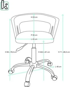KAYELLES Chaise Bureau AYA (noir Marron) -VIDAXL || Leitmotiv || Emma Soldes Magasin 22919a376abb4b29b0cbc168173ce14e