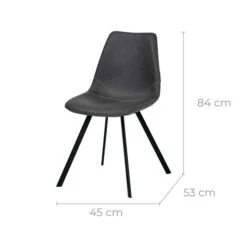 Chaise Falko (Lot De 2) 13 Chaise Falko (Lot De 2) -VIDAXL || Leitmotiv || Emma Soldes Magasin 279124c838074bdeb17ccaef04a5c5e1