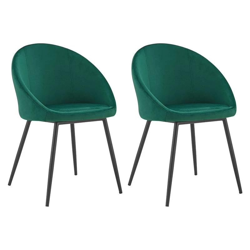 Chaises Vintage Velours (lot De 2) 8 Chaises Vintage Velours (lot De 2) – Image 6