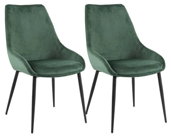 2 Chaises En Velours Bleu - JAZZY 18 2 Chaises En Velours Bleu - JAZZY – Image 16