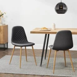 Lot De 2 Chaises De Salle à Manger -VIDAXL || Leitmotiv || Emma Soldes Magasin 2c36695593e049c78d15fdcff214a3a9