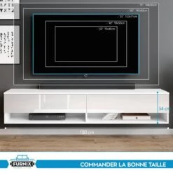 FURNIX Meuble Tv ALYX Sans LED 13 FURNIX Meuble Tv ALYX Sans LED -VIDAXL || Leitmotiv || Emma Soldes Magasin 2f0666d556aa457d8faaeb48e7469b52