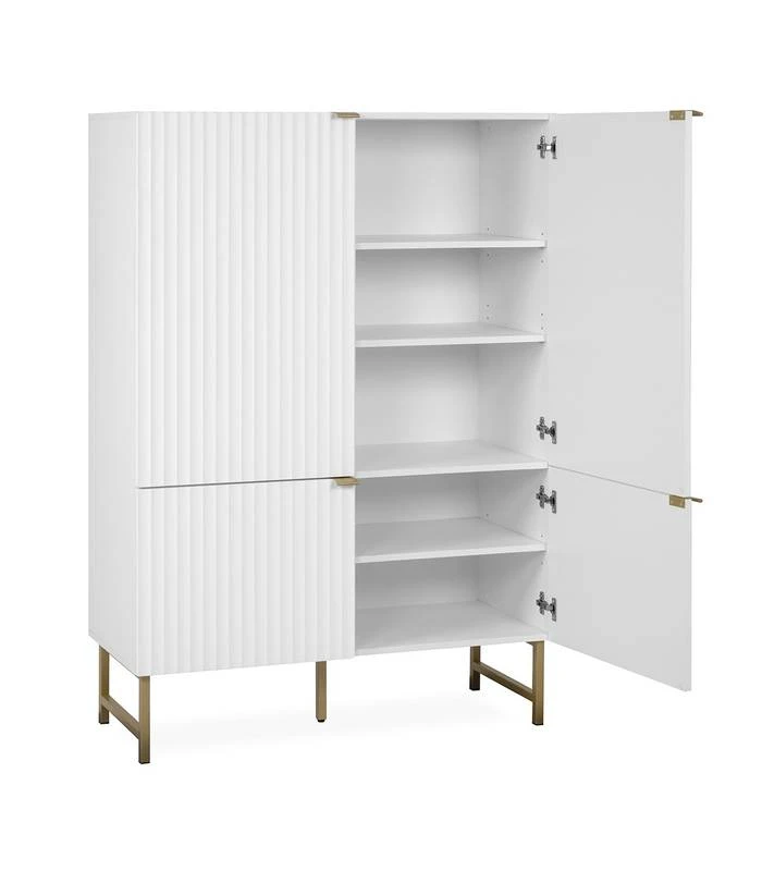 Buffet Haut 4 Portes H142 Cm 7 Buffet Haut 4 Portes H142 Cm – Image 5