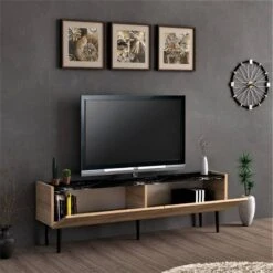 Meuble TV Oppdal à 2 Portes -VIDAXL || Leitmotiv || Emma Soldes Magasin 32b2a0a29a8d4c2080c4f31caa616658