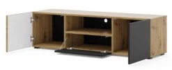 Meuble TV AURIS 150x42x42 -VIDAXL || Leitmotiv || Emma Soldes Magasin 33388dc42c454f948a2b3e4e6b5d724d