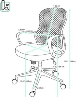 KAYELLES Fauteuil Bureau Inclinable FEST 15 KAYELLES Fauteuil Bureau Inclinable FEST -VIDAXL || Leitmotiv || Emma Soldes Magasin 335d8d7987164d81927e9c58aa3cc832