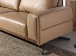 Canapé 2 Places En Cuir Couleur Arena -VIDAXL || Leitmotiv || Emma Soldes Magasin 35f658a2c5ad4446b90a680915ed8087 1