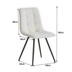 Lot De 2 Chaises BJORN -VIDAXL || Leitmotiv || Emma Soldes Magasin 36c44d08203644b88e24b87db72006c7